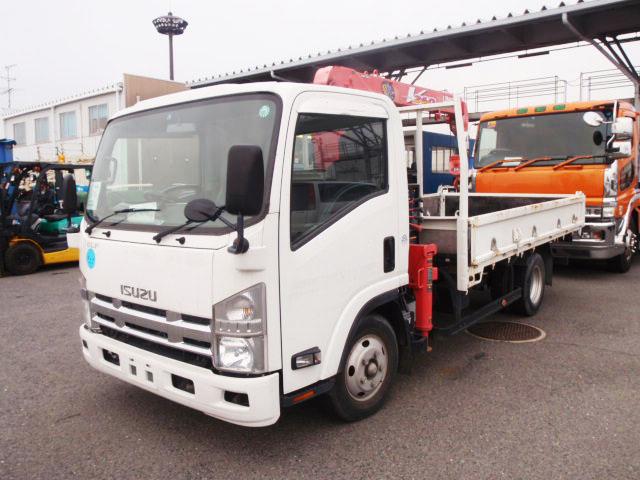 Download Japanese Used ISUZU ELF CRANE TRUCK 2007 Truck 30687 for Sale